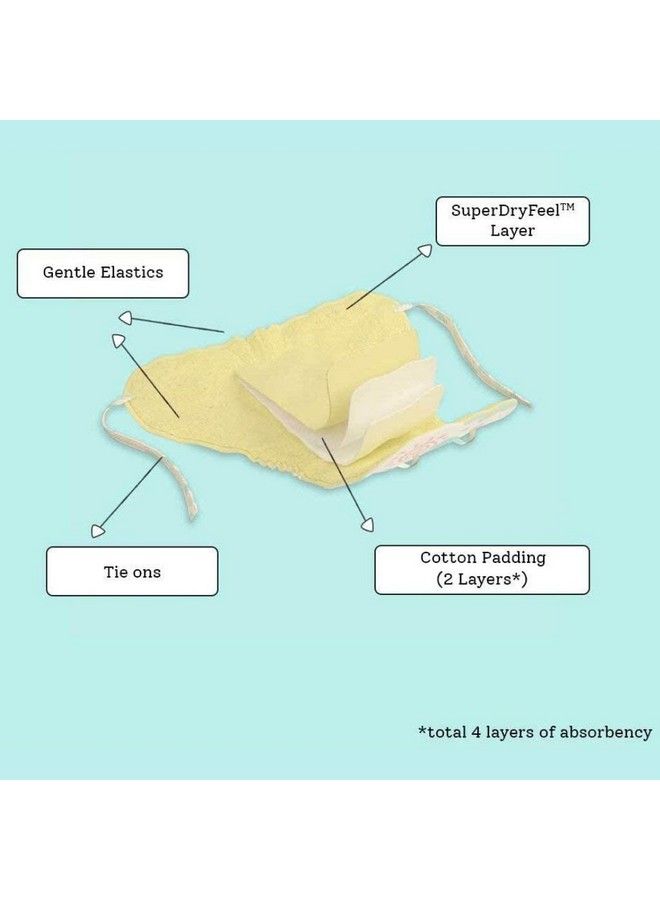 Superbottoms Dry Feel Langot Pack Of 6For Unisex Babyorganic Cotton Padded Nappy ; Langot With Gentle Elastics & A Superdryfeel Layer On Top (Size 0 (Fits 0 5 Kg) Day Dreamer) - Image 4