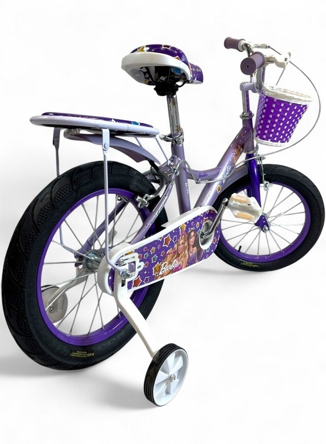 فلاش دراجة اطفال بناتي من فلاش لون موف - مقاس 12 من 3 سنوات ل 5 سنوات - الوكيل الرسمية في مصر المنتج GTG TOYS - Image 2