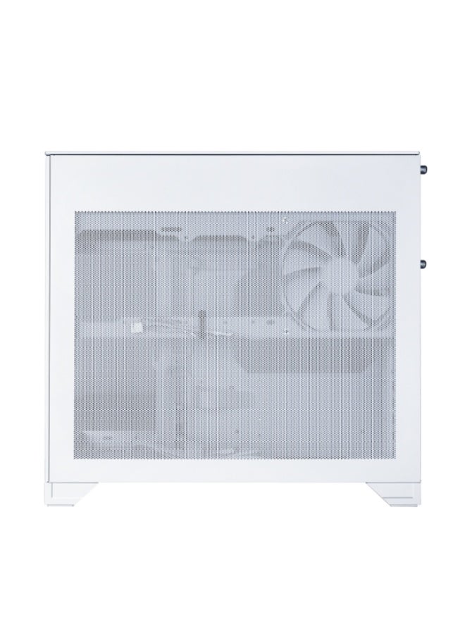 LIAN LI O11 VISION-M Digital Dual-Chamber Micro-ATX PC Case, 9.2” IPS LCD 1920×462 60Hz 500nits Display, 3-Sided Tempered Glass, 410mm GPU, 162mm CPU Cooler, 360mm Radiator, ATX PSU, White | O11VMDW - Image 4