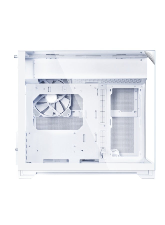 LIAN LI O11 VISION-M Digital Dual-Chamber Micro-ATX PC Case, 9.2” IPS LCD 1920×462 60Hz 500nits Display, 3-Sided Tempered Glass, 410mm GPU, 162mm CPU Cooler, 360mm Radiator, ATX PSU, White | O11VMDW - Image 3