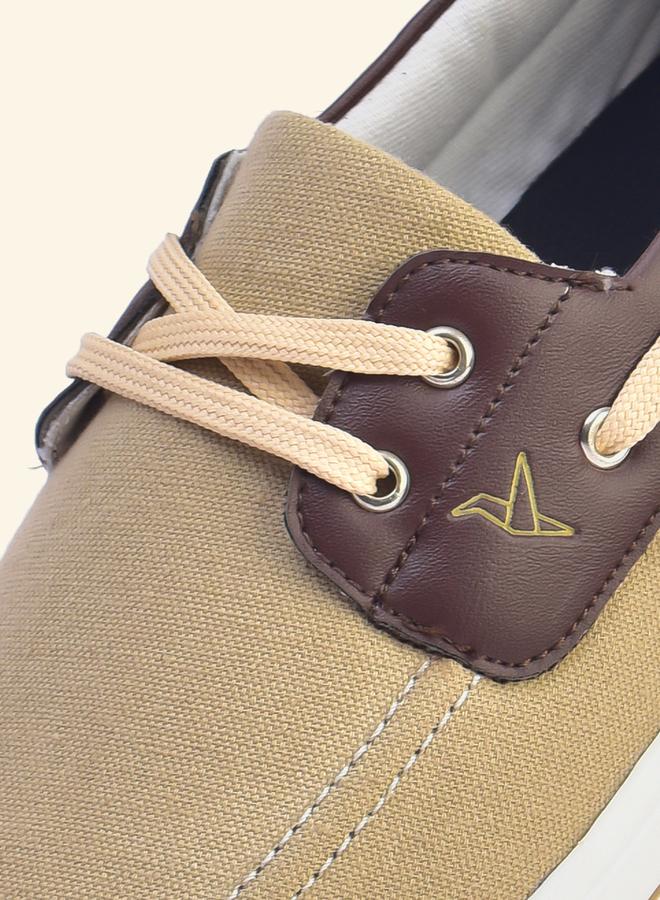YOHO Men Low Top Canvas Boat Shoes - Image 4