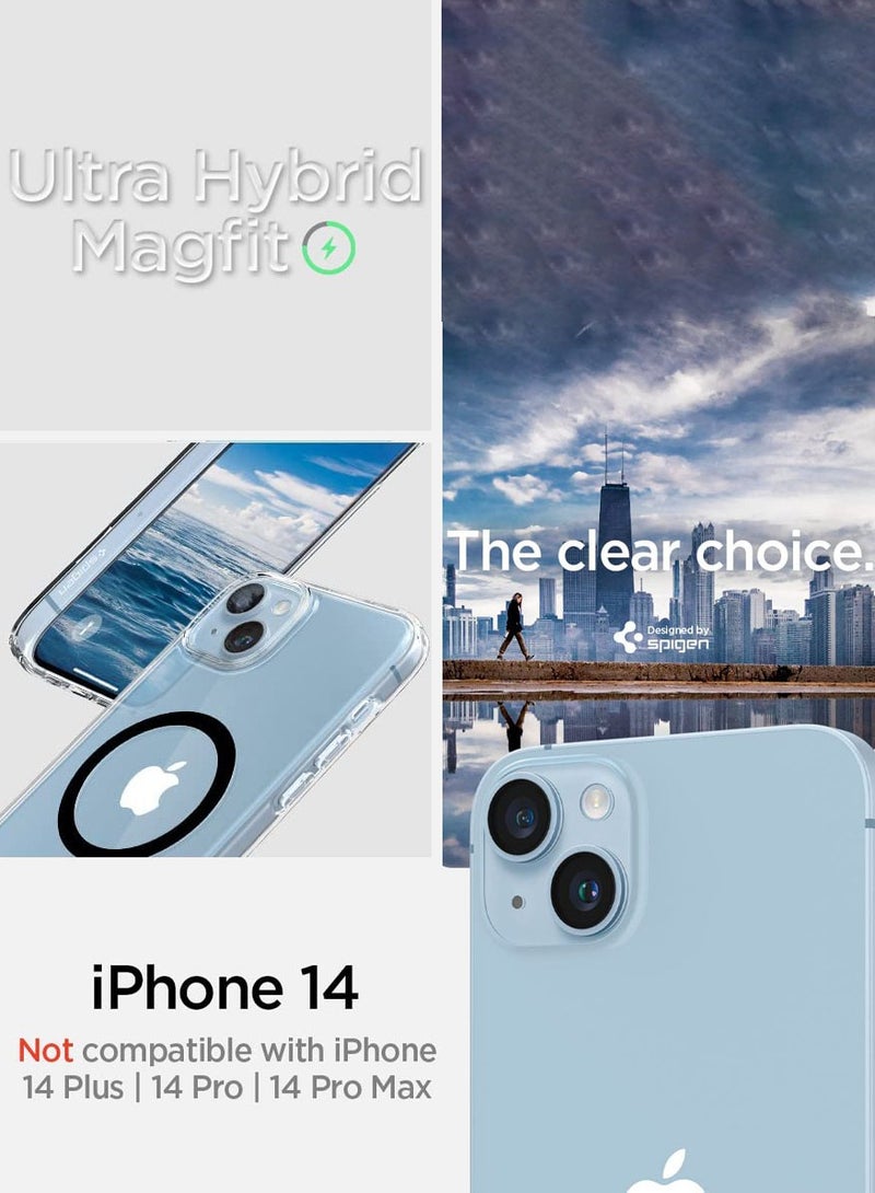 Spigen Ultra Hybrid Mag iPhone 14 Case Cover with Magsafe - Black - Image 2