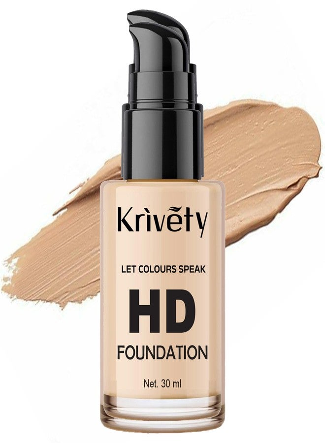 Krivety let colours speak High Coverage Waterproof Base Foundation (30ml) - Image 1