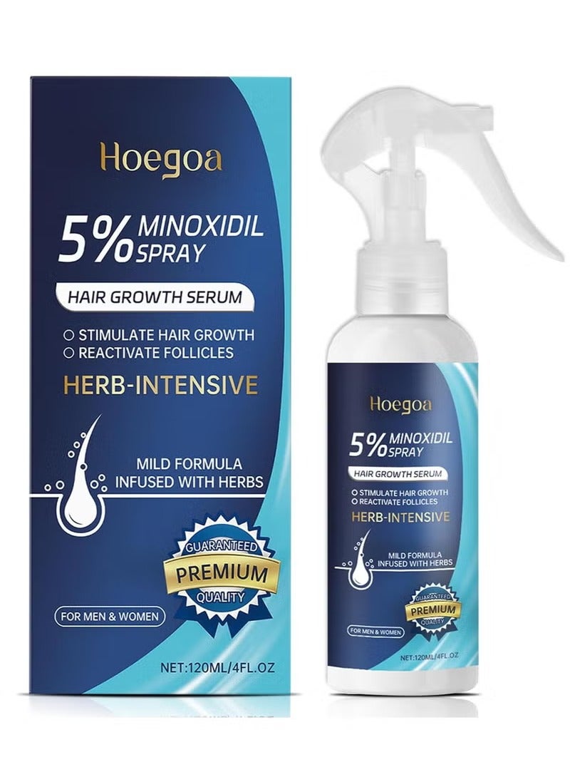 HOEGOA Hair Regrowth Spray - 120ml, For Men & Women - Image 1