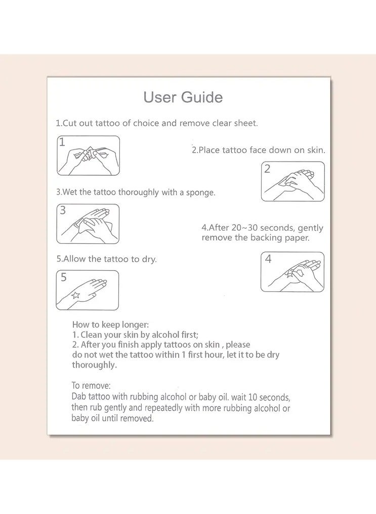 أوريتي ملصق الوشم الحاجب 1 ورقة طويلة الأمد مضادة للماء محاكاة ماكياج مستحضرات التجميل - Image 3