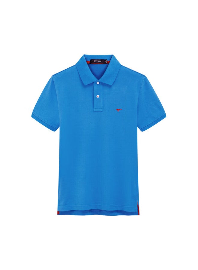 Septwolves Men's Short-sleeve T-shirt, Turn-down Collar, Cool-feeling, Antibacterial, Color-fast, Business Casual, Solid Color, Multi-color Polo - Image 5