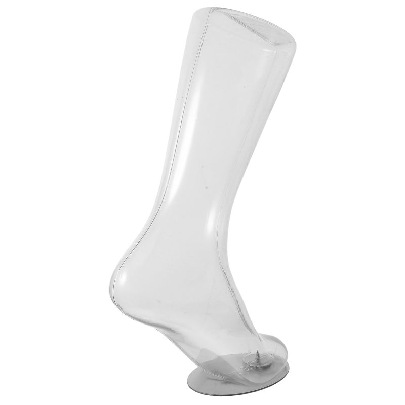 Transparent Female Foot Mannequin With Magnetic Stand For Sock Display Realistic Foot Model For Store Jewelry Shoe Ankle Chain Display - Image 5