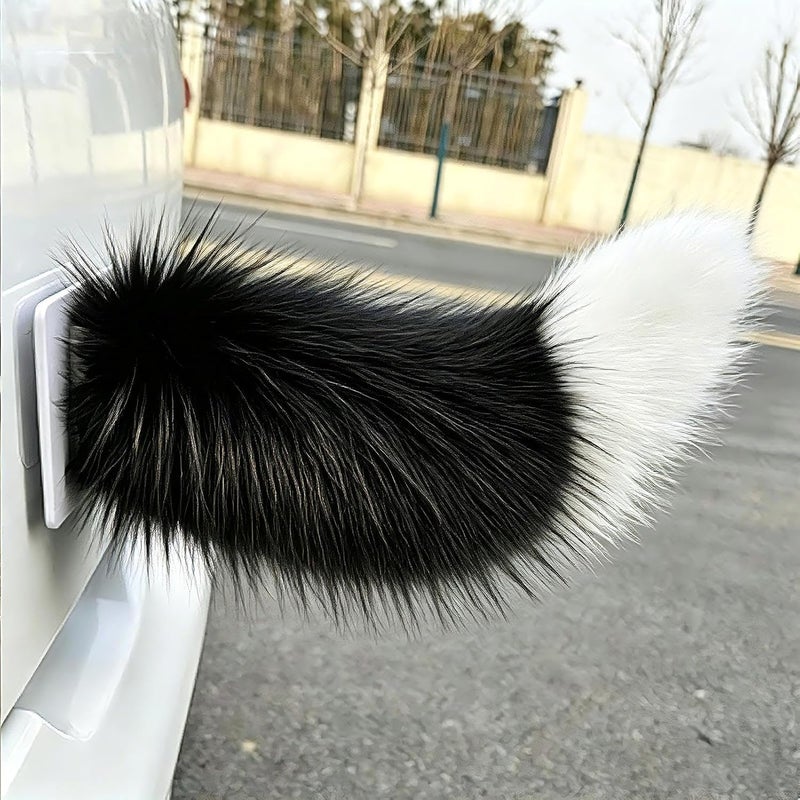 Moving Tail - Remote Control Wagging Plush Decor, Rechargeable Realistic Motion Toy, Cute Car Tail Attachment, Soft Design | Ideal RV Travel Rear Trucks Motorcycle SUV Home - Image 3