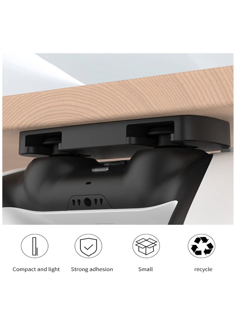 NIBEMINENT - Controller Table Stand for PS5 PS4 Under Desk Mount DualSense DualShock 4 Holder Organize and Management - Image 1
