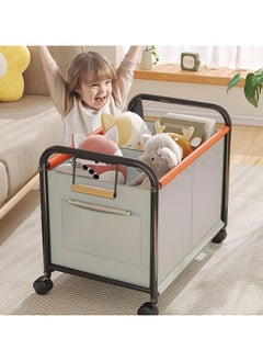 XICEN Children's Toy Organizer With Wheels for Bedrooms, Toy Rooms, Playrooms, Kids Storage Box can hold Toys, Books, Clothes, Snacks, Toy Box Organizer, Oxford Cloth Toy Boxes  - Image 1