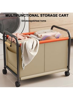 XICEN Children's Toy Organizer With Wheels for Bedrooms, Toy Rooms, Playrooms, Kids Storage Box can hold Toys, Books, Clothes, Snacks, Toy Box Organizer, Oxford Cloth Toy Boxes  - Image 5