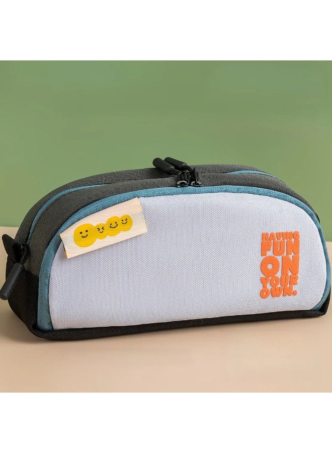 Kids Pencil Case Double-Layer Large Capacity Lightweight Easy-to-Clean Multi-Layer School Supplies - Image 1