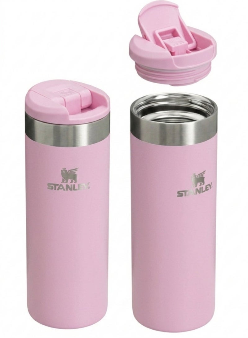 Stanley Cup 470ml / 16oz AeroLight™ Transit Mug Pink - Leakproof Insulated Stainless Steel Travel Mug, Keeps Drinks Hot & Cold, Lightweight - Image 2