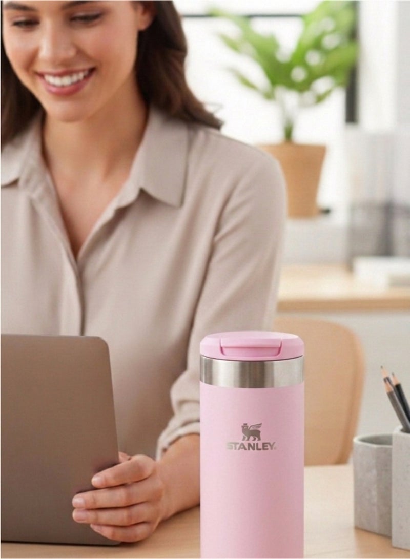 Stanley Cup 470ml / 16oz AeroLight™ Transit Mug Pink - Leakproof Insulated Stainless Steel Travel Mug, Keeps Drinks Hot & Cold, Lightweight - Image 5