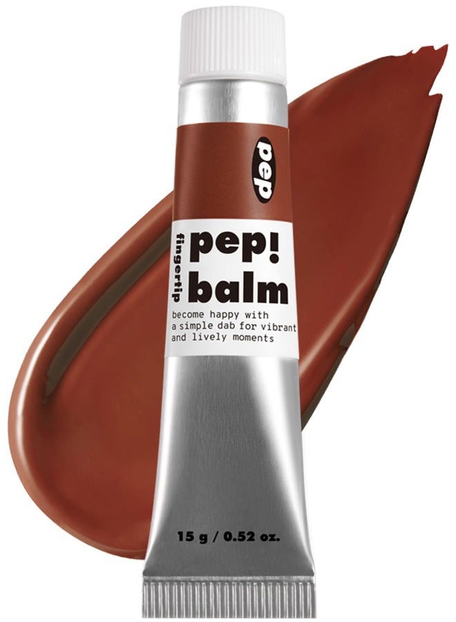 I'M MEME Lip and Cheek Tint - PepBalm 005 Brink | Wtih Shea Butter, Gift, Liquid Blush, Travel-Friendly, Highly Pigmented, Non-Drying, Sheer Balm Gross Tint Contour, Blurring Gel Serum, 0.52 Oz  - Image 1
