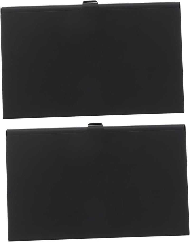 SMASOLO Memory Card Storage Case 2pcs, Portable Hard Shell Flash Card Holder with 3 Slots, Black Compact Organizer for Photography Supplies and Travel - Image 1