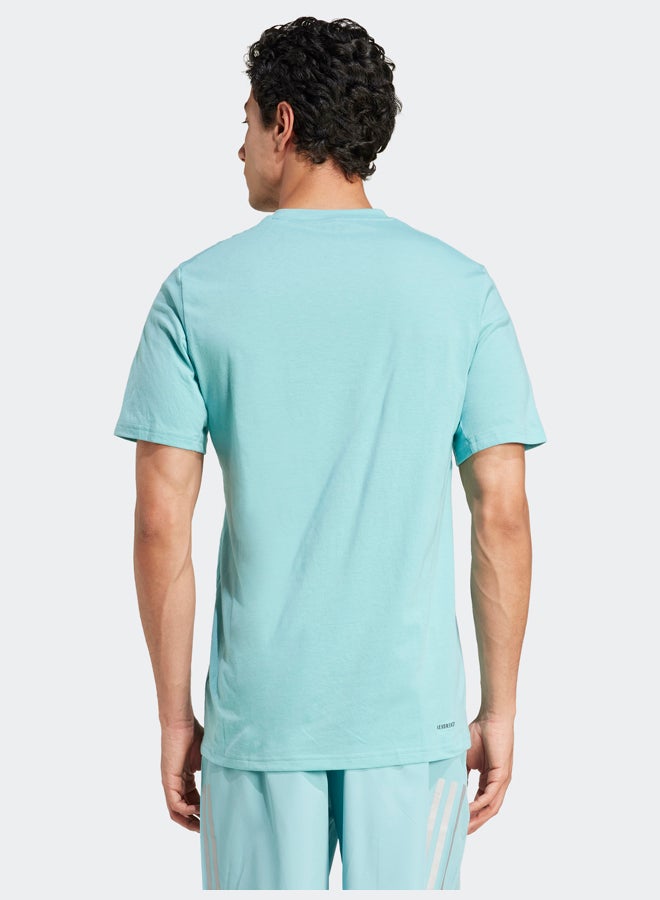 Adidas Train Essentials Feelready Logo Training T-Shirt - Image 2