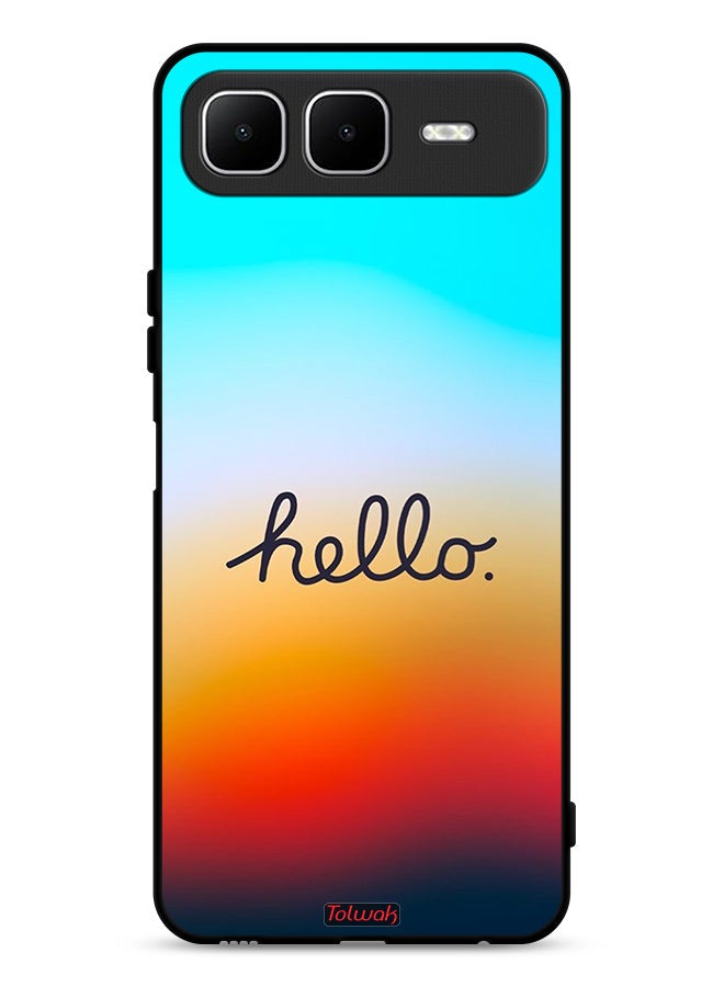 Tolwak Infinix Smart 10 Plus Protective Case Cover Hello
