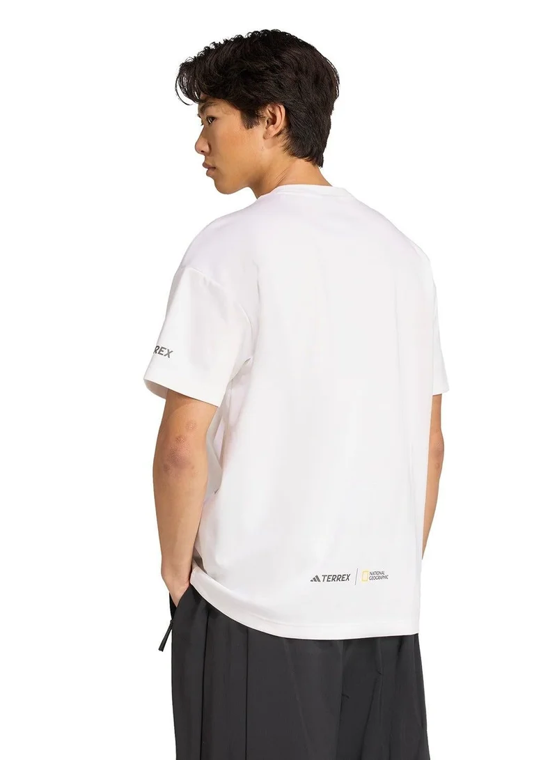 Adidas Nat Geo Uf Aeroready Graphic T-Shirt