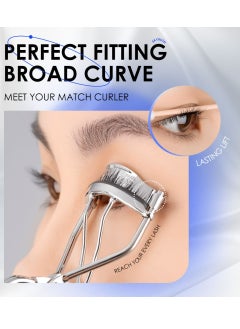 FOCALLURE Eyelash Curler + Eyeliner Stencils Wing Tips Silicone Eyeliner Aid Marscara Drawing Aid Lipstick Wearing Aid Face Cream Mask Applicator Easy Makeup Tool  - Image 5