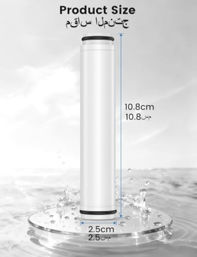 FEELSO Hard Water Filter Shower Head with 3 Modes, 15 Layers Filtration Water Saving High Pressure Shower Heads and 1.5m Hose, Massage Shower Filter for Residual Chlorine Remove  Silver - Image 4