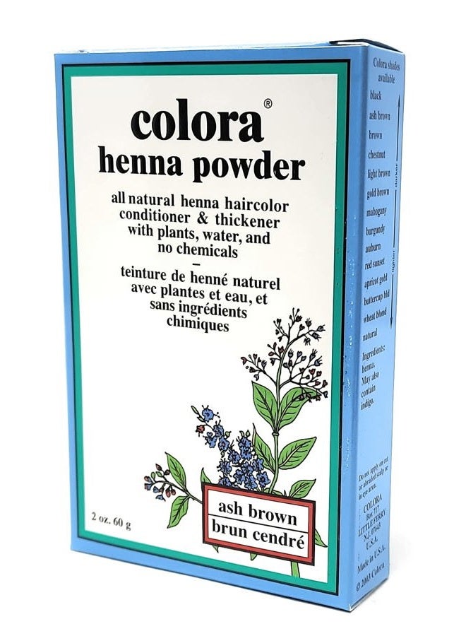 Colora Henna Powder, Ash Brown - Image 1