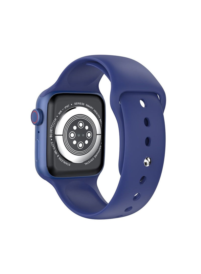 GULFLINK Full screen Smart Watch Wirless Charging Silicone Band Android and IOS System Support - Image 2