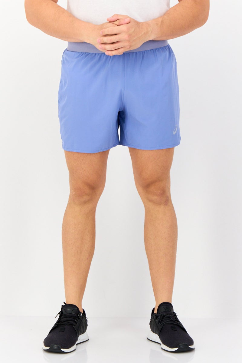 asics Men Sportswear Fit 5 Inseam Running Shorts, Harmony Blue  - Image 1