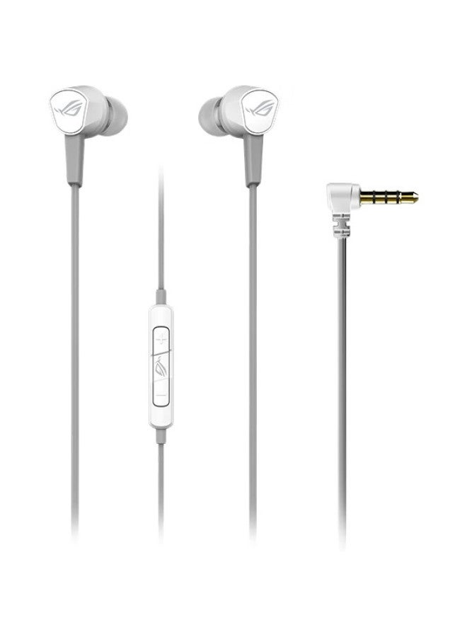 Rog Descends 2 Standard Edition Moonlight White, In-Ear Gaming Headphones, Gaming Phone Accessory, Computer Surround 7.1 Sound, Wired Headphones, Delta Action Gaming Headphones - Image 1