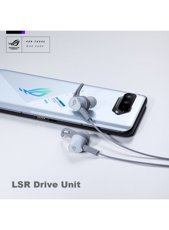 Rog Descends 2 Standard Edition Moonlight White, In-ear Gaming Headphones, Gaming Phone Accessory, Computer Surround 7.1 Sound, Wired Headphones, Delta Action Gaming Headphones - Image 3
