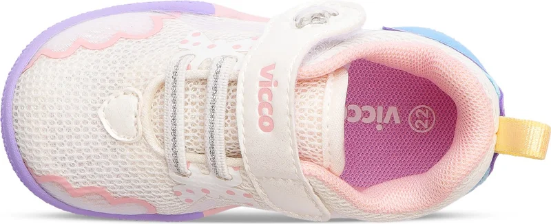 فيكو Sia Light Girls First Step White Casual Shoes