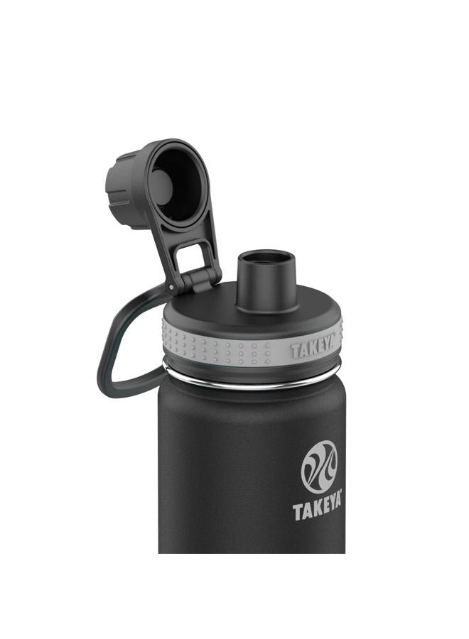 Takeya Originals Vacuum-Insulated Stainless-Steel Water Bottle 24 oz 50041_Noir - Image 2