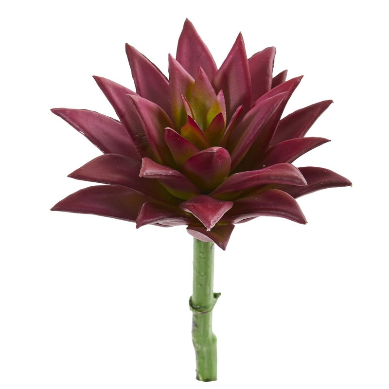 Nearly Natural Nearly Natural 8in Agave Succulent Pick Artificial Plant Set of 12 