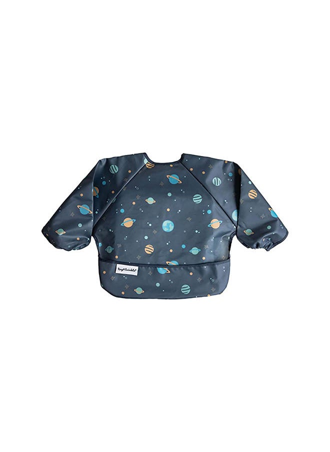 Tiny Twinkle Tiny Twinkle Full Sleeve Bib - Space, Small 