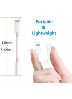 [Apple Mfi Certified] 2 Pack Lightning To 3.5 Mm Headphone Jack Adapter Iphone 3.5Mm Jack Aux Dongle Cable Converter Compatible With Iphone 14 13 12 11 Pro Xr Xs X 8 7 Ipad Ipod Support All Ios System - pzsku/ZE33DAE52C7F69D5C6A36Z/45/_/1693984738/7f6632d5-67f3-4fd9-b979-8ae9f4435ec9