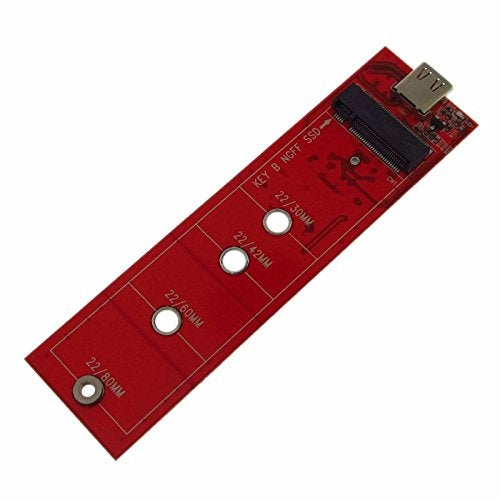 JIUWU USB 3.1 Type-C USB-C to NGFF M.2 B Key SSD 2230 2242 2260 2280 Adapter Card Enclosure Blue - Image 4