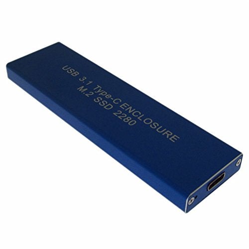 JIUWU USB 3.1 Type-C USB-C to NGFF M.2 B Key SSD 2230 2242 2260 2280 Adapter Card Enclosure Blue - Image 5
