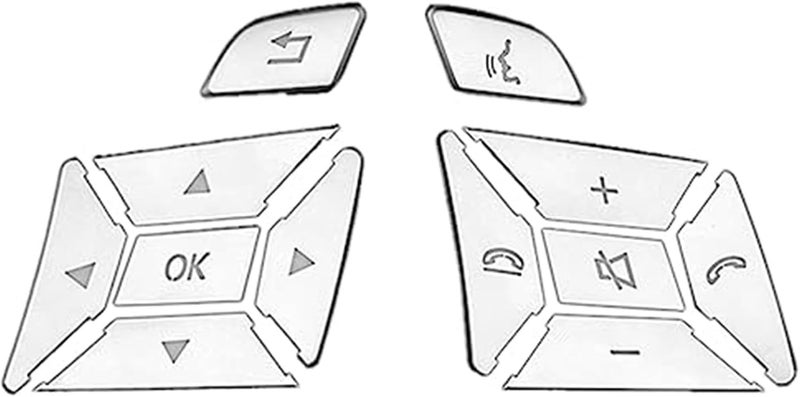 DEMULAX Button Sticker for Mercedes Steering Wheel - Image 2