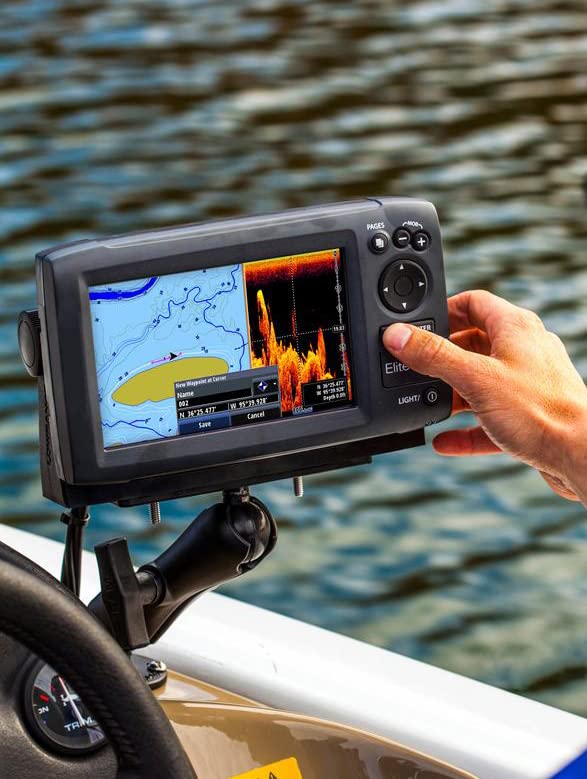 WINDFRD Aluminum Fish Finder Mount with 1.5" / C Size Ball, Medium Arm Marine Electronic/Depth Finder Mount for Boat, High Salt Water Resistant, Compatible with Garmin, Lowrance, Humminbird and More - Image 3