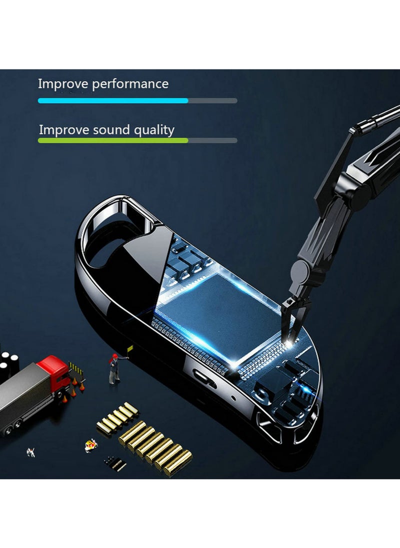 V11 Key Chain Digital Voice Recorder 32GB Voice Activated Recording USB Flash Drive Audio Sound Dictaphone MP3 Player with Portable Design for Lectures Meetings Interviews
