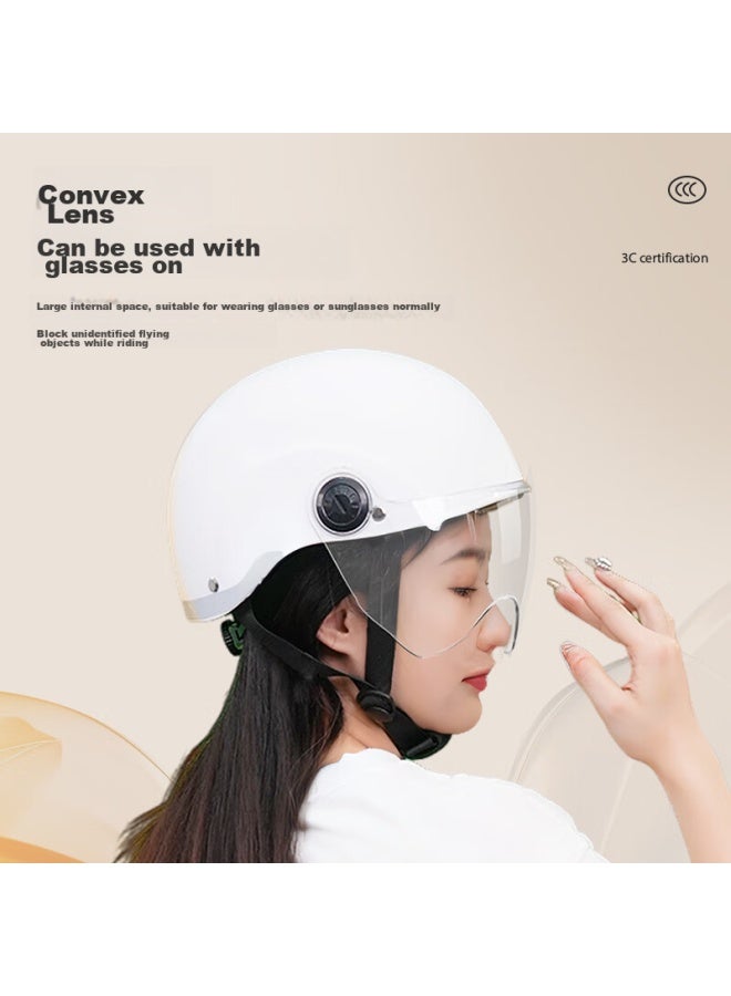 Yadea Helmet, 3c Certified, New National Standard A-class, Modern Light Q50, For Electric Bikes, Motorcycles, Bicycles, E-bikes, All-season, Uni, Lightweight - Image 2