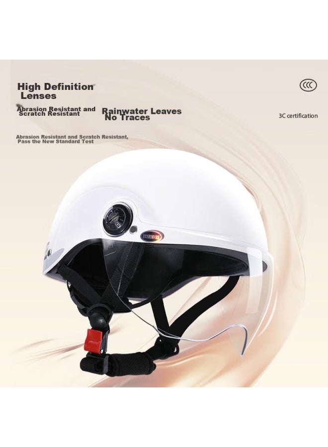 Yadea Helmet, 3c Certified, New National Standard A-class, Modern Light Q50, For Electric Bikes, Motorcycles, Bicycles, E-bikes, All-season, Uni, Lightweight - Image 4