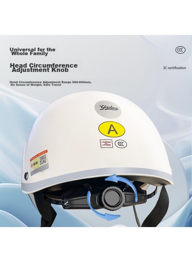 Yadea Helmet, 3c Certified, New National Standard A-class, Modern Light Q50, For Electric Bikes, Motorcycles, Bicycles, E-bikes, All-season, Uni, Lightweight - Image 5