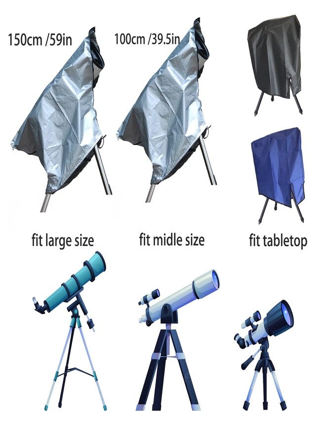 J&C Telescope Cover - Outdoor Scope & Camera Protection, Lightweight, Dustproof, Blue - Image 5