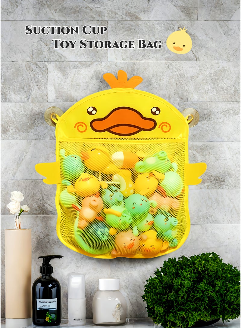 4Pcs Baby Bath Toys Set with Little Yellow Duck Storage Bag, Age for 1+ Year,Battery-Free Safe Water Spray Duck & Whale, Non-Toxic Smooth Surface Toddler Swimming Pool Fun, Ideal  Gift for Kids, Bath Time,Water Toys, Essentials for Boys & Girls - Image 4