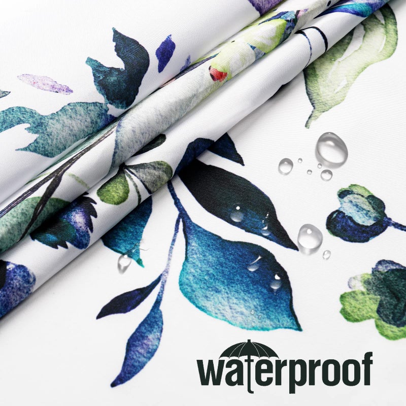 Gibelle Extra Long Shower Curtain 72 x 84  Green Eucalyptus Leaves Shower Curtain  Watercolor Floral Plant Bathroom Curtains Shower Set with Hooks - Image 2