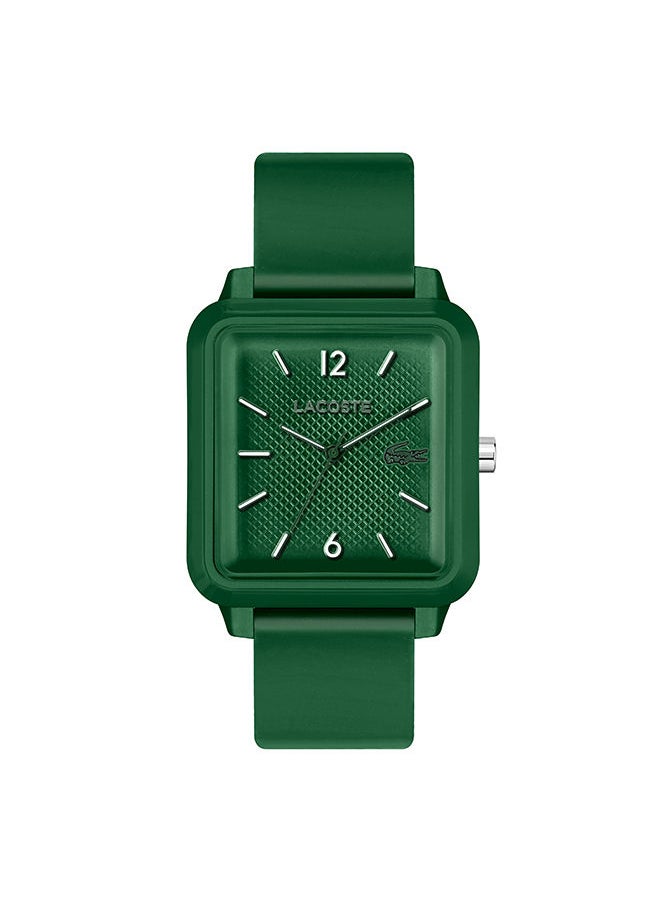 LACOSTE - Men Analog Square Shape Silicone Wrist Watch 36 mm - Image 1