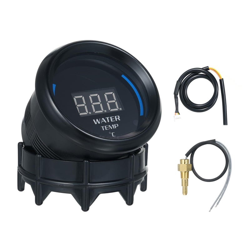 Black LED Digital Coolant Temperature Meter 20 120C for Car Truck SUV - Image 3