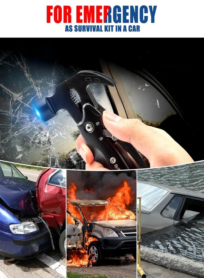 بيبوري مطرقة متعددة الاستخدامات 12 في 1 من بيبوري مع أداة ندفة الثلج، هدايا عيد الميلاد للرجال، معدات البقاء على قيد الحياة في الهواء الطلق متعددة الاستخدامات مع قفل أمان، هدايا الفيل الأبيض للرجال، الأب، الجد، الزوج - Image 5