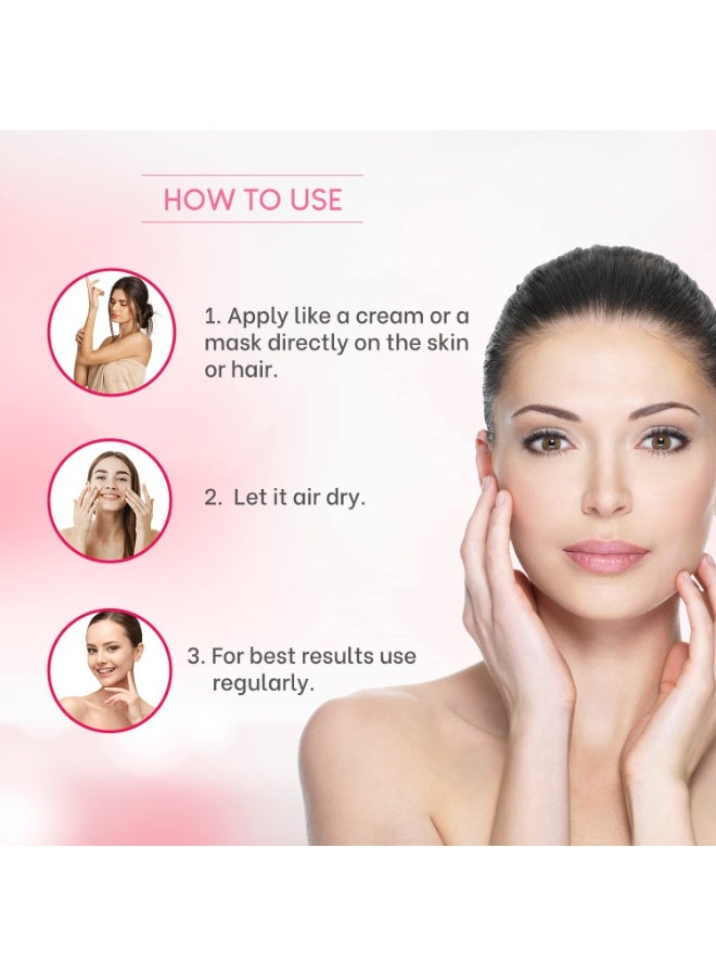 KAZIMA Aloe Rose Gel for Face and Body, 1kg | with Olive, Vitamin E and Pure Aloe Vera for Soothing, Hydrating, and Moisturizing | Aloe Rose Soothing Gel for Senstitive & Irritated Skin - Image 2